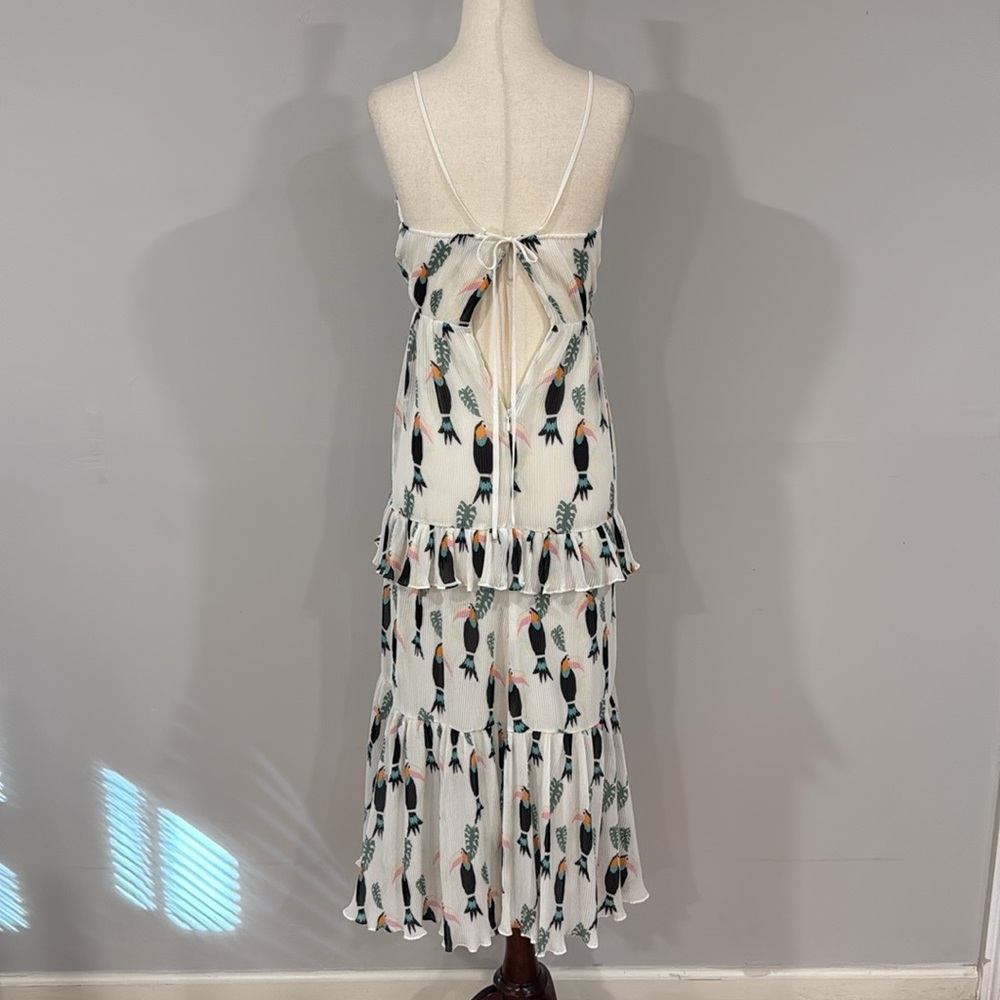 & Other Stories Frill Toucan Dress - Picture 6 of 8